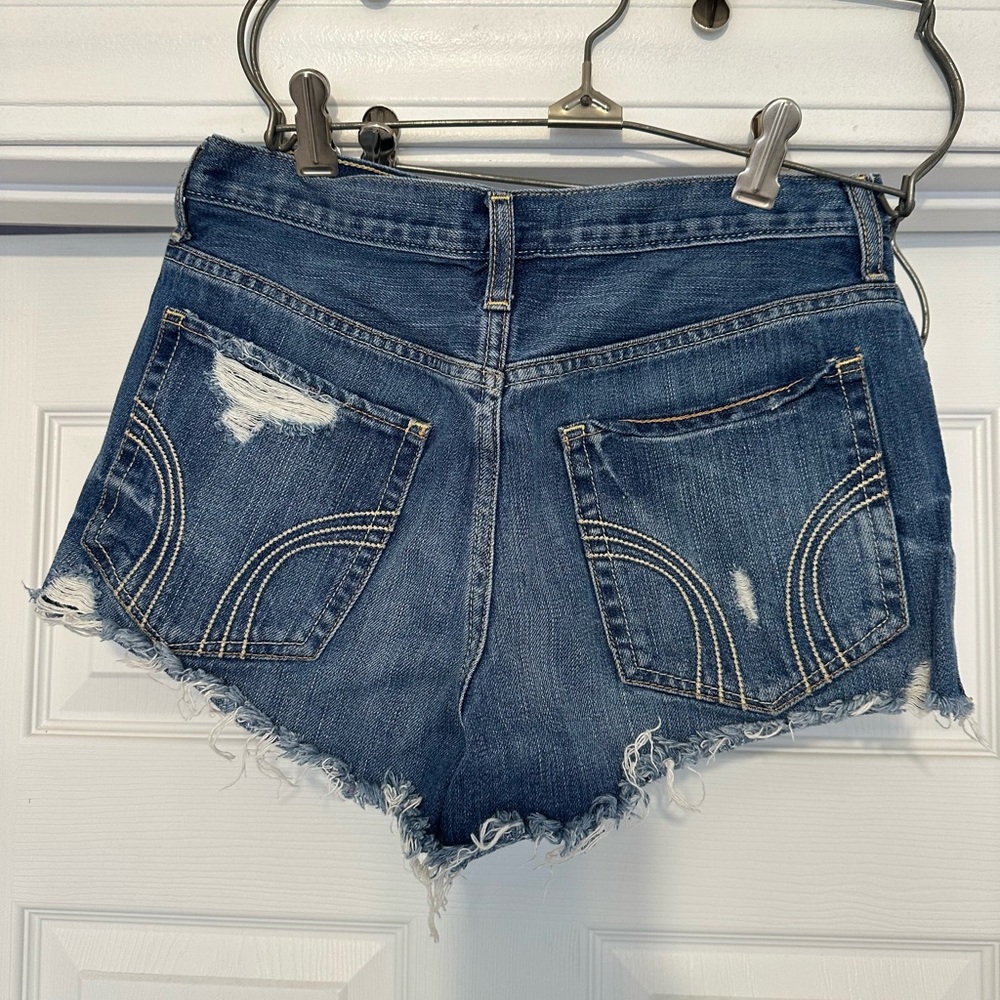 Hollister High-Rise Jean Shorts